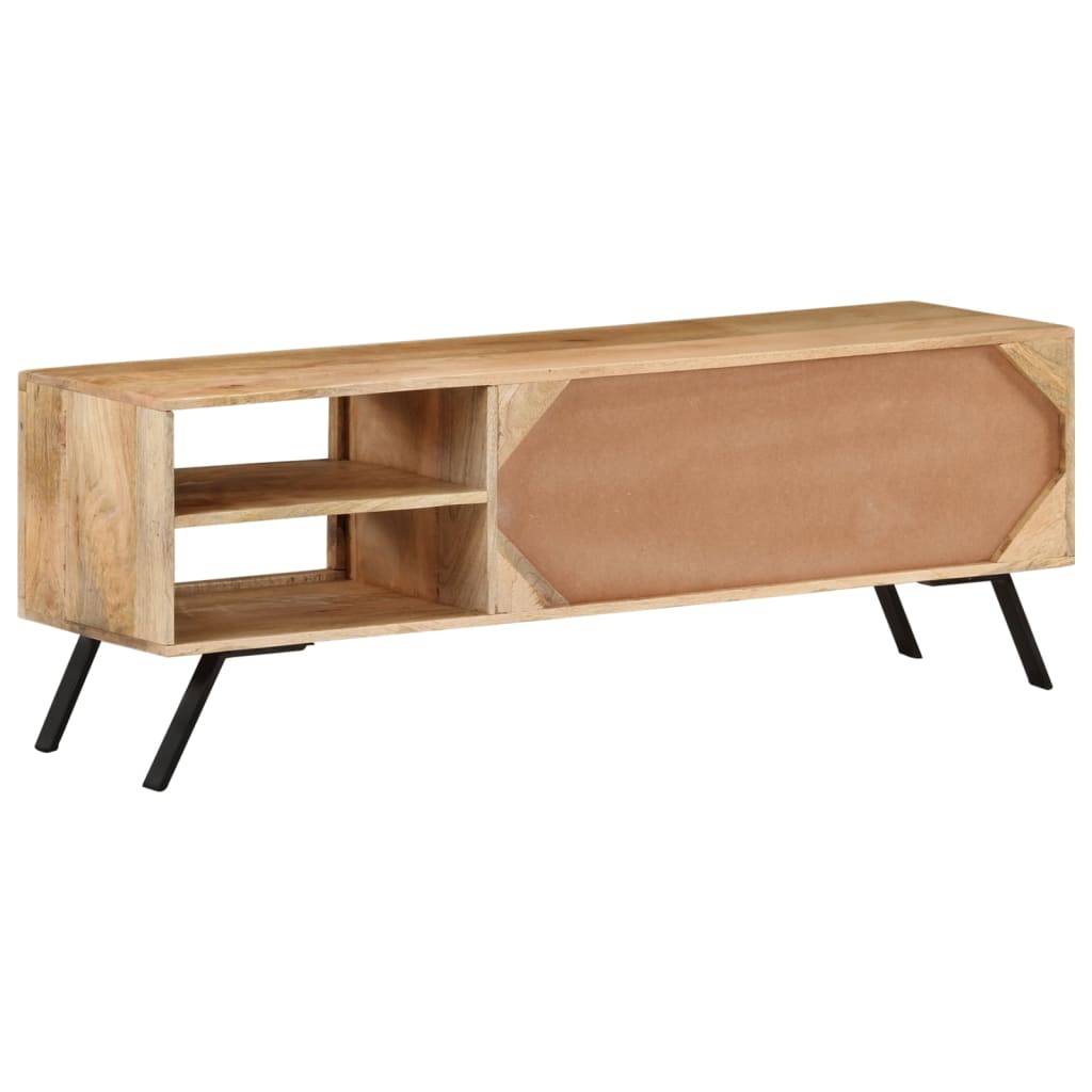 Tv Cabinet 110X30X40 Cm Solid Mango Wood
