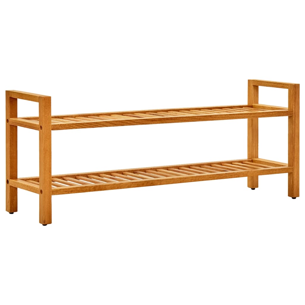 Shoe Rack With 4 Shelves 50X27X Solid Oak Wood