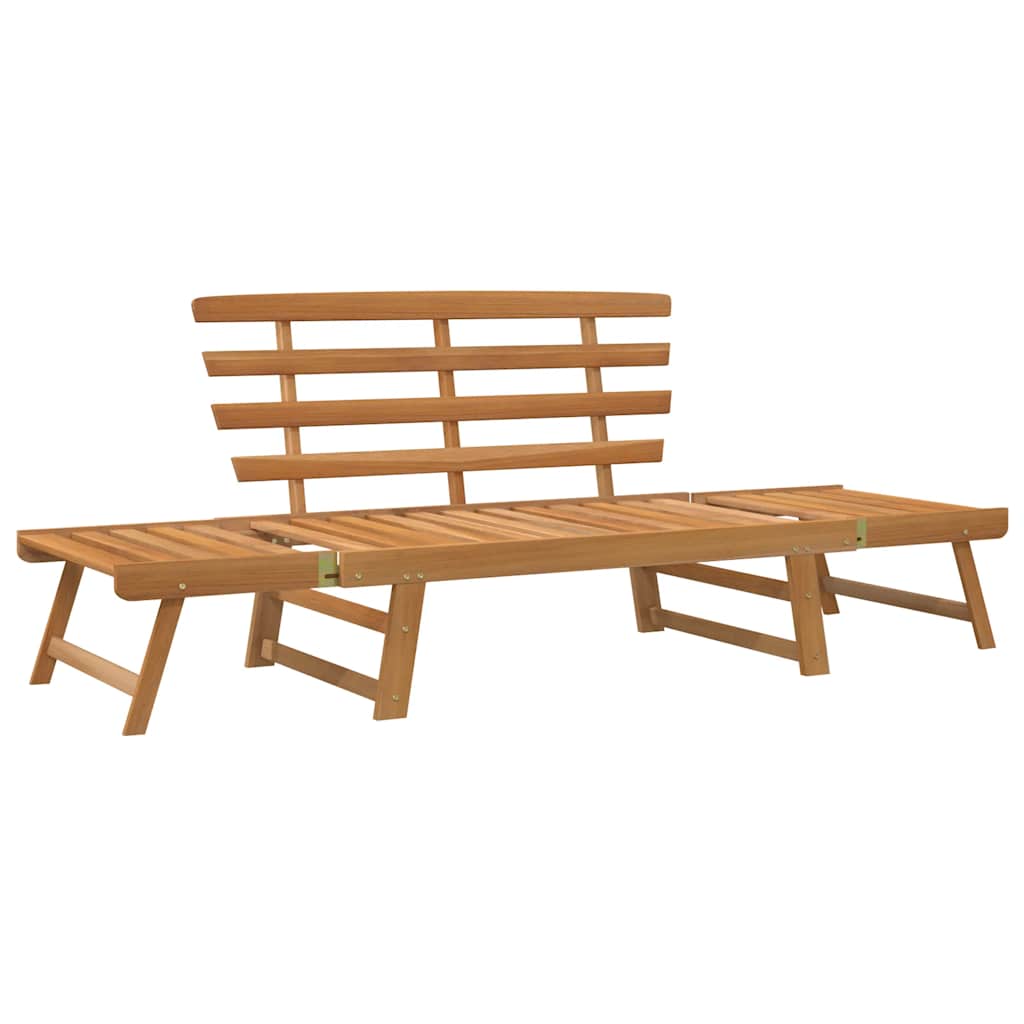 Garden Bench 2-In-1 190 Cm Solid Acacia Wood