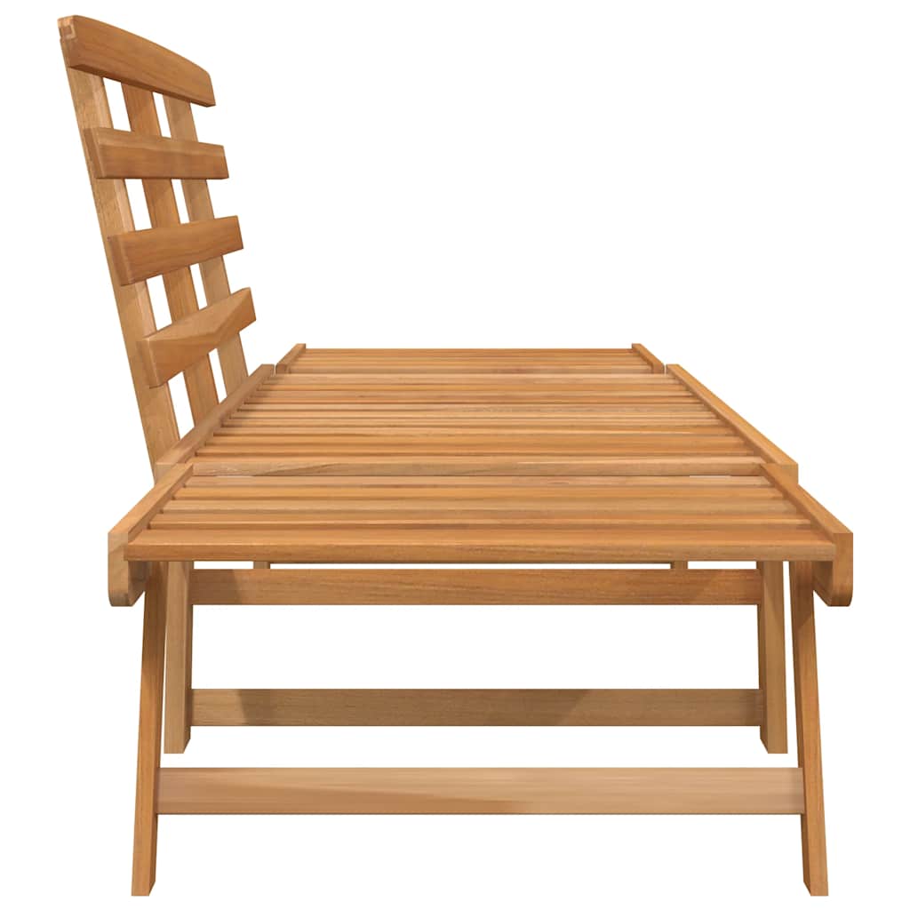Garden Bench 2-In-1 190 Cm Solid Acacia Wood