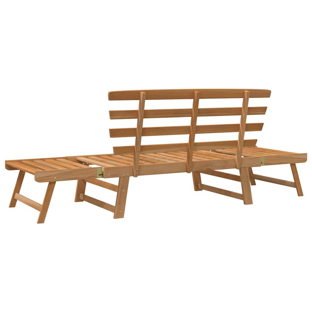 Garden Bench 2-In-1 190 Cm Solid Acacia Wood