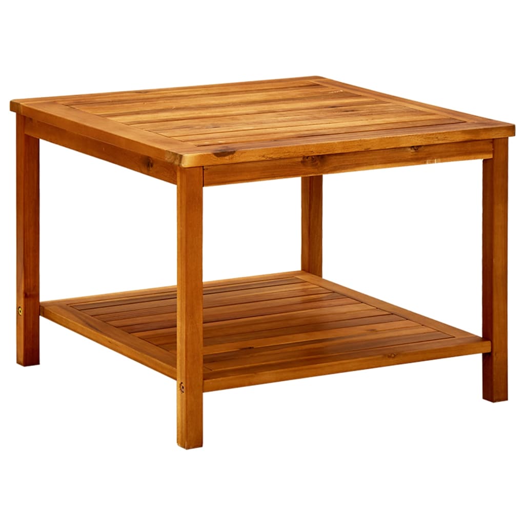 Side Table Solid Acacia Wood