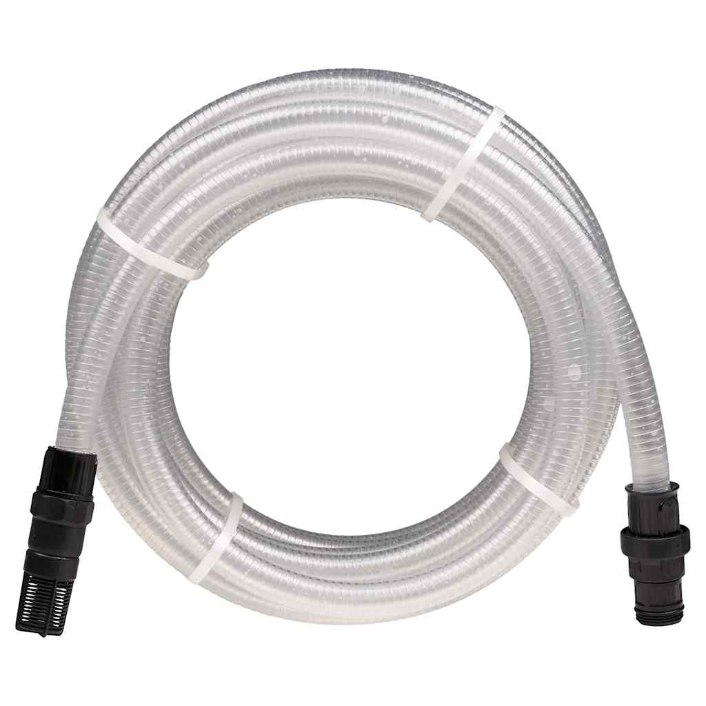 Suction Hose With Pvc Connectors 1" Pvc