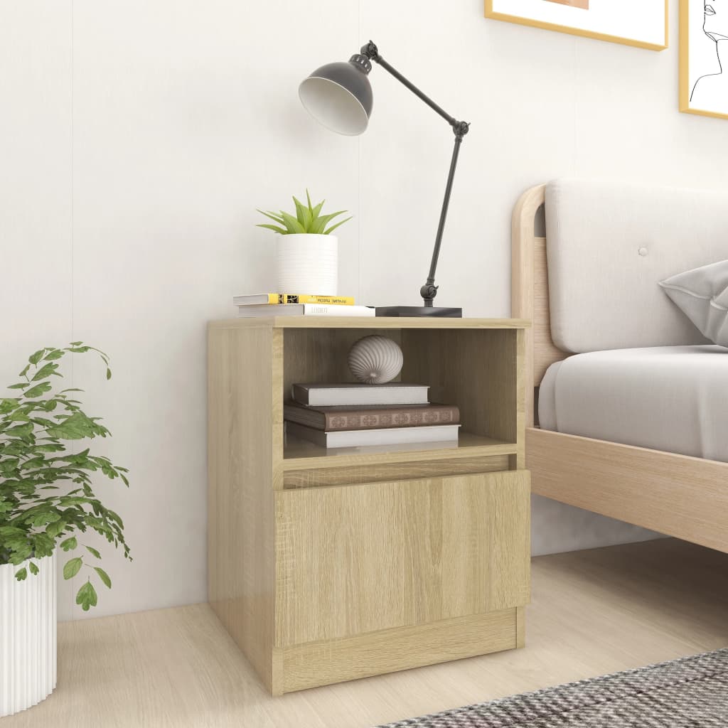 Bed Cabinet 40X40X50 Cm Engineered Wood
