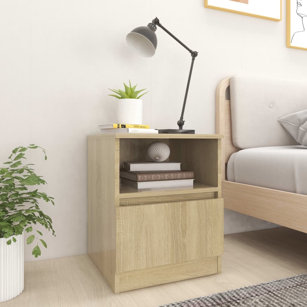 Bed Cabinet 40X40X50 Cm Engineered Wood