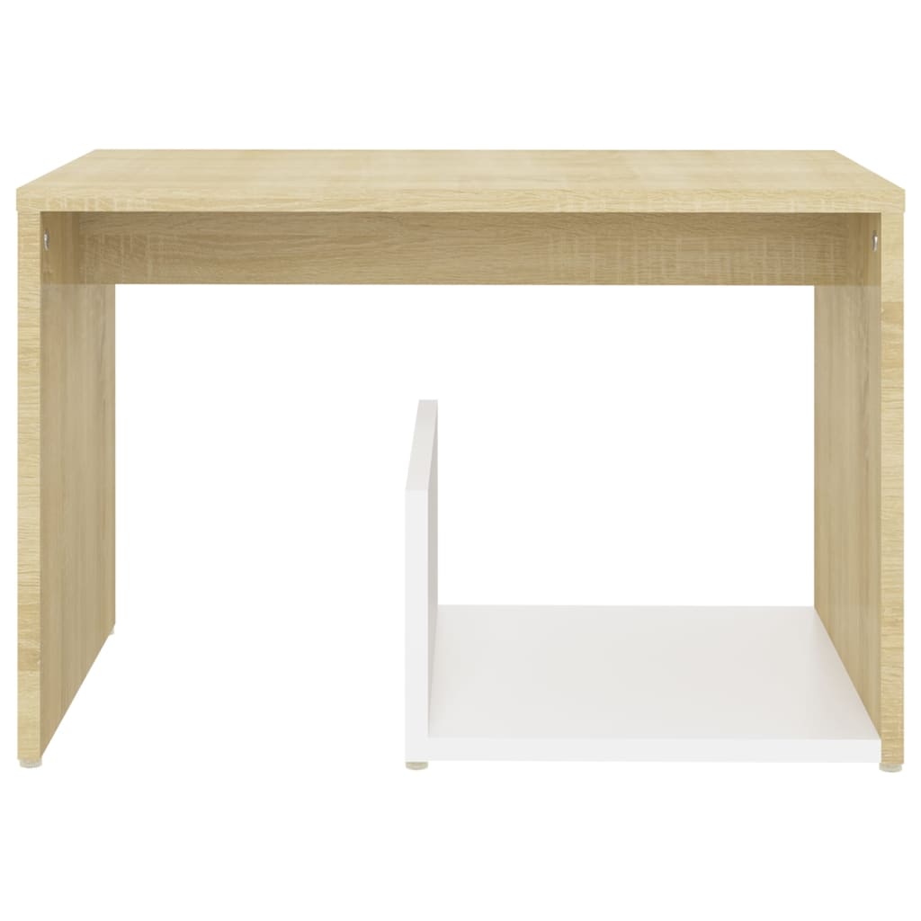 Side Table 59X36X38 Cm Engineered Wood