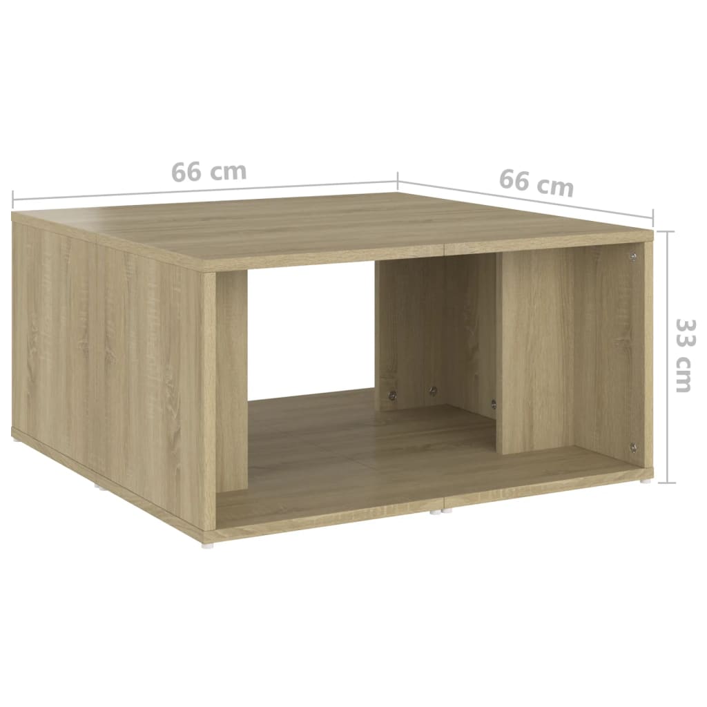 Coffee Tables 4 Pcs 33X33X33 Cm Engineered Wood