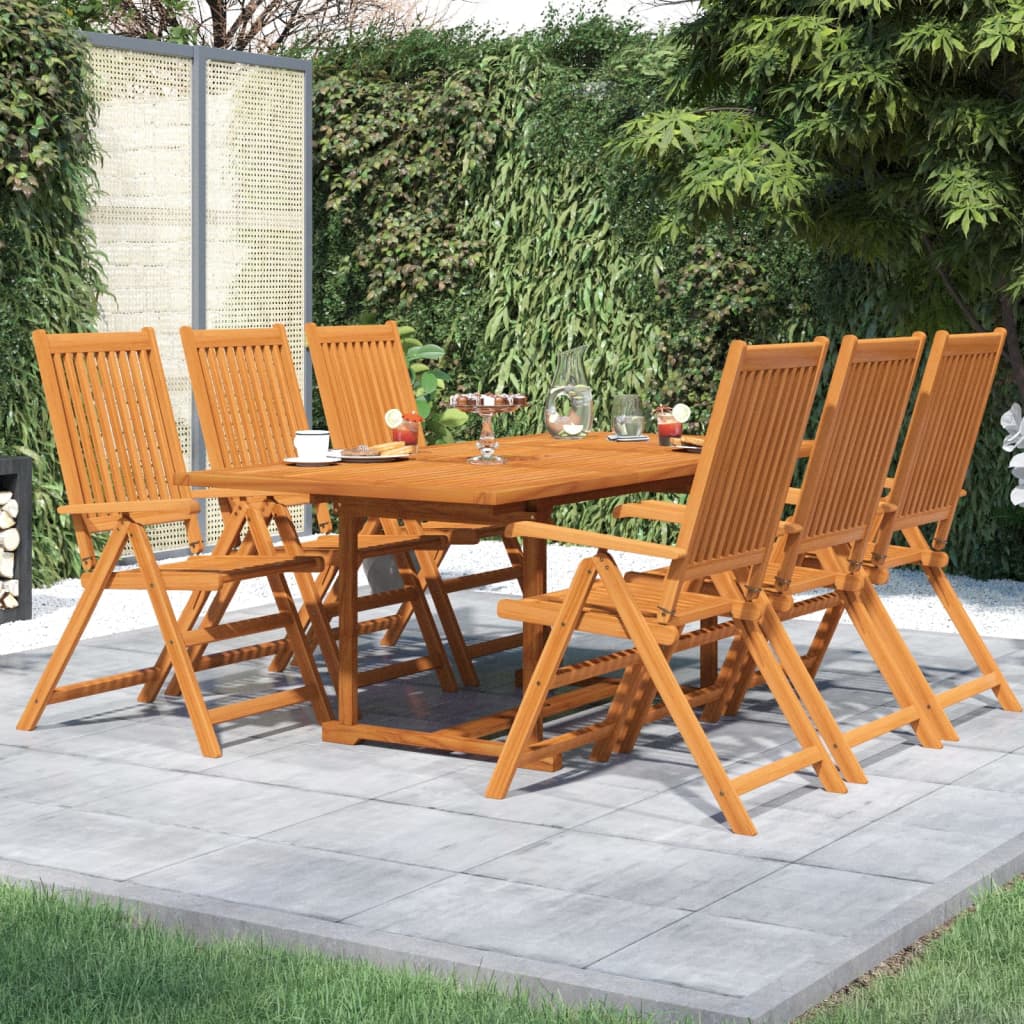 5 Piece Garden Dining Set Solid Wood Acacia