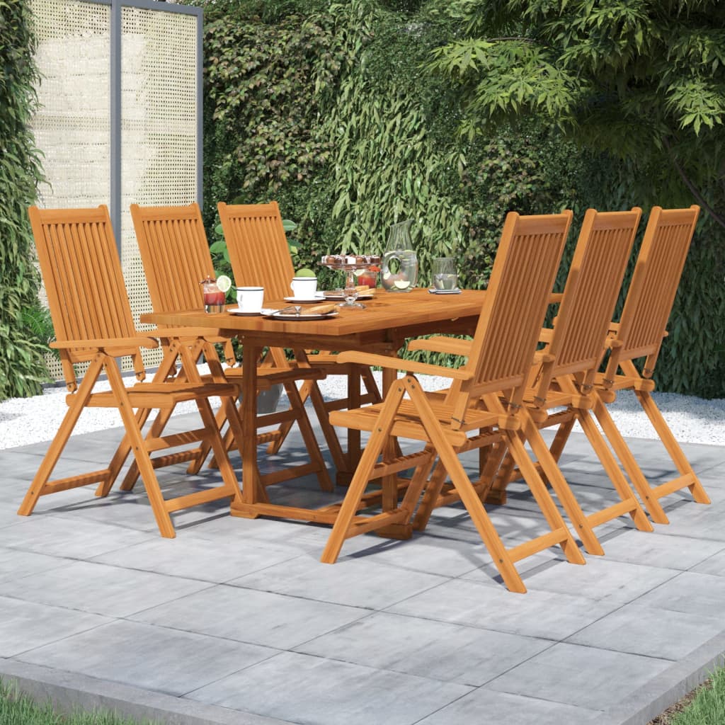 5 Piece Garden Dining Set Solid Wood Acacia