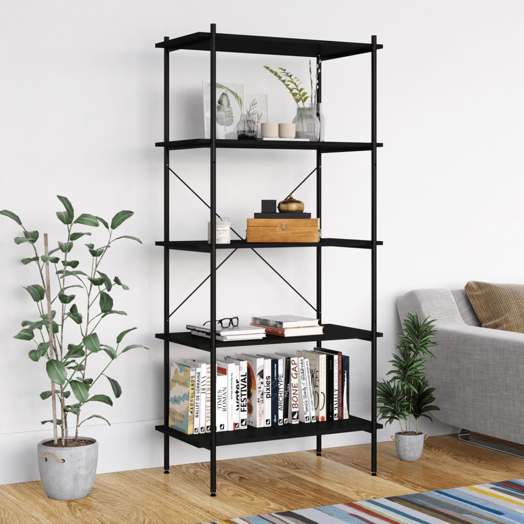 5-Tier Shelving Unit 80X40X