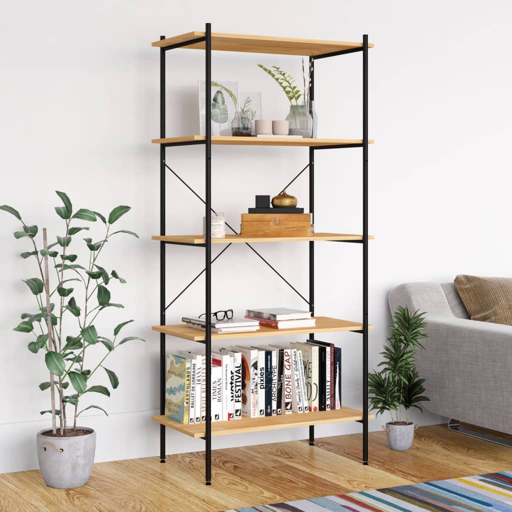 5-Tier Shelving Unit 80X40X