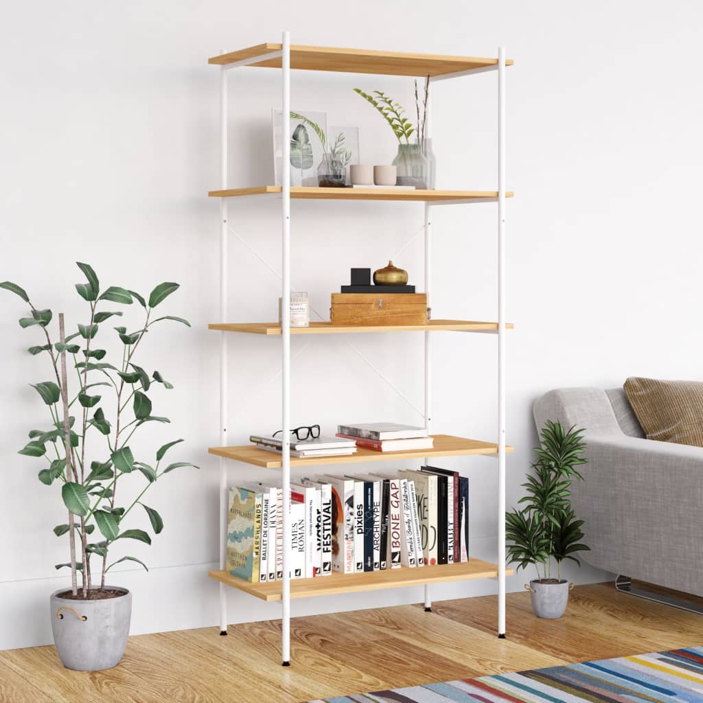 5-Tier Shelving Unit 80X40X