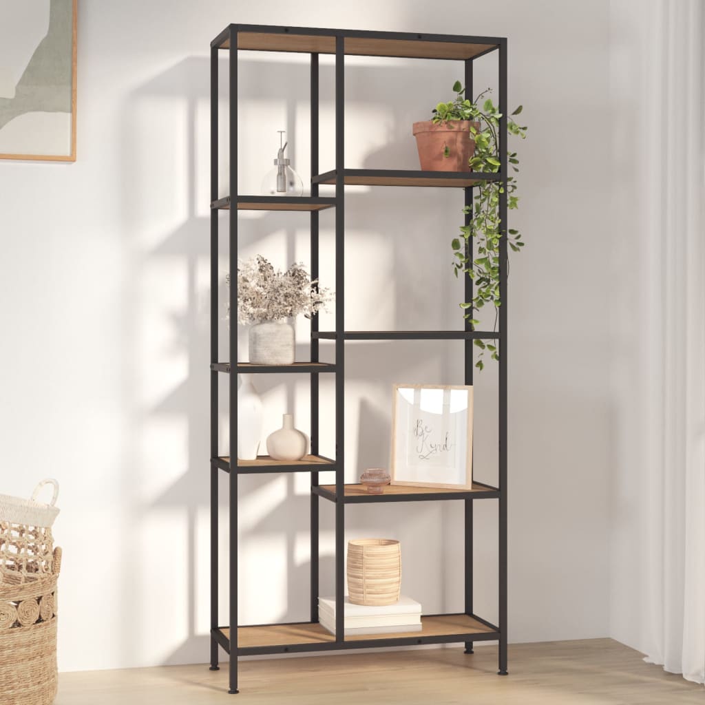 Book Shelf 80X30X Steel And Engineered Wood