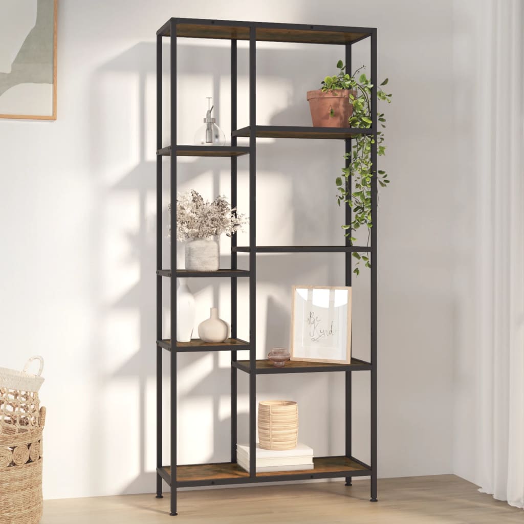 Book Shelf 80X30X Steel And Engineered Wood
