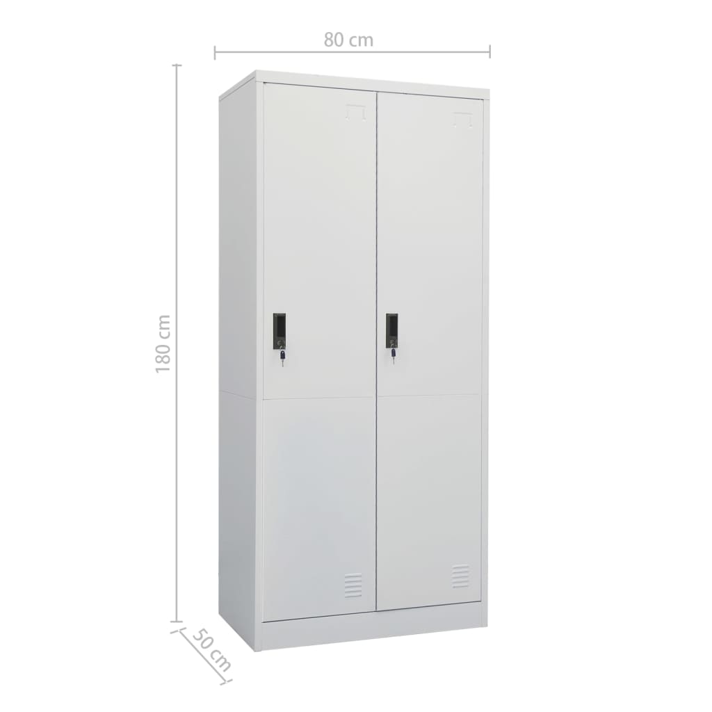 Wardrobe 80X50X180 Cm Steel