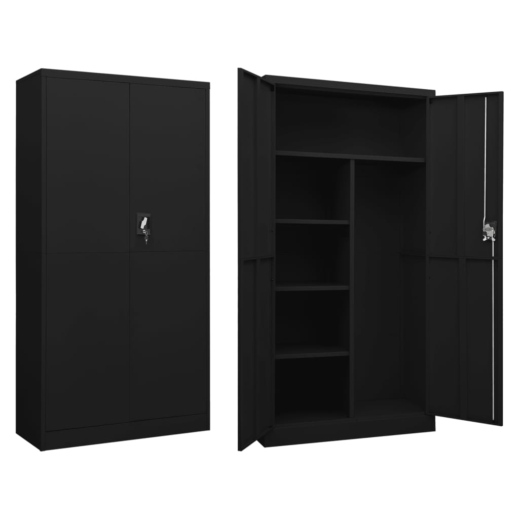 Locker Cabinet 90X40X180 Cm Steel