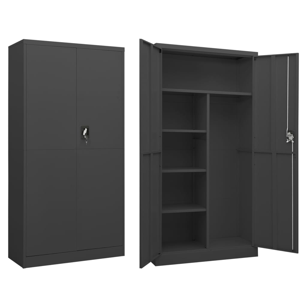 Locker Cabinet 90X40X180 Cm Steel