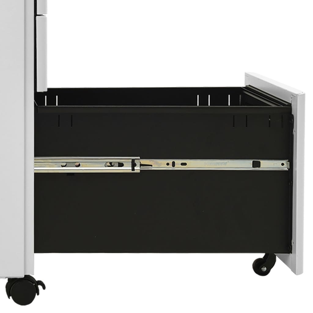 Mobile File Cabinet 30X45X59 Cm Steel