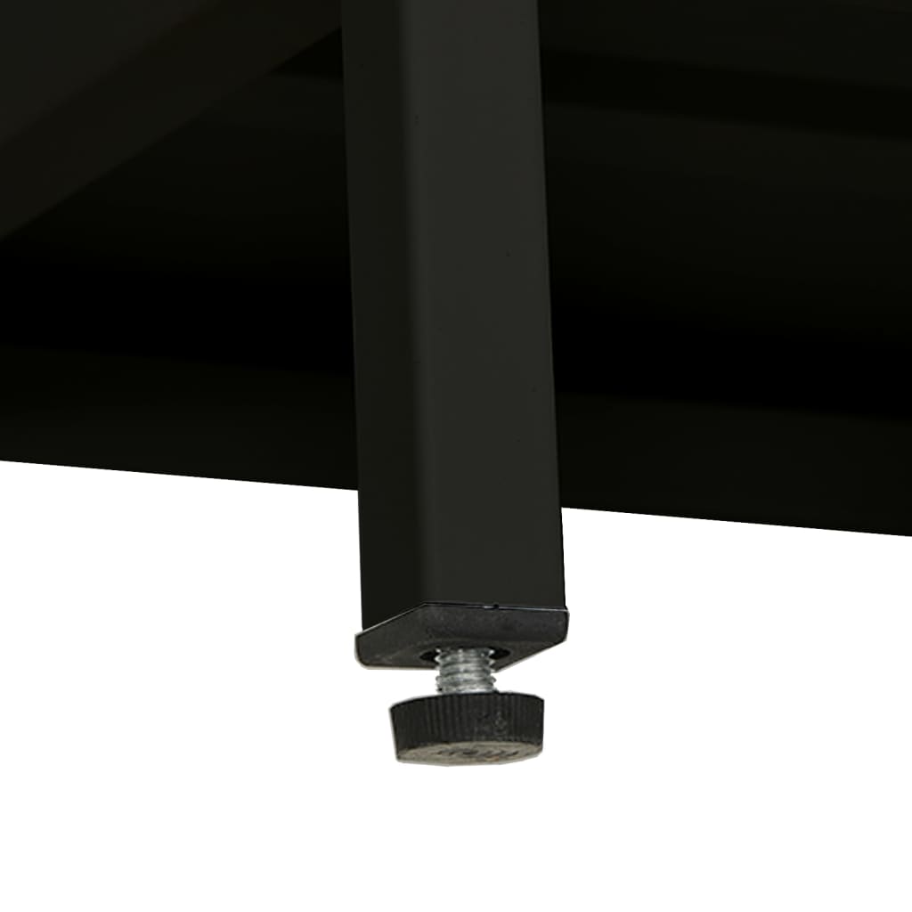 Tv Cabinet 90X30X44 Cm Steel And Glass