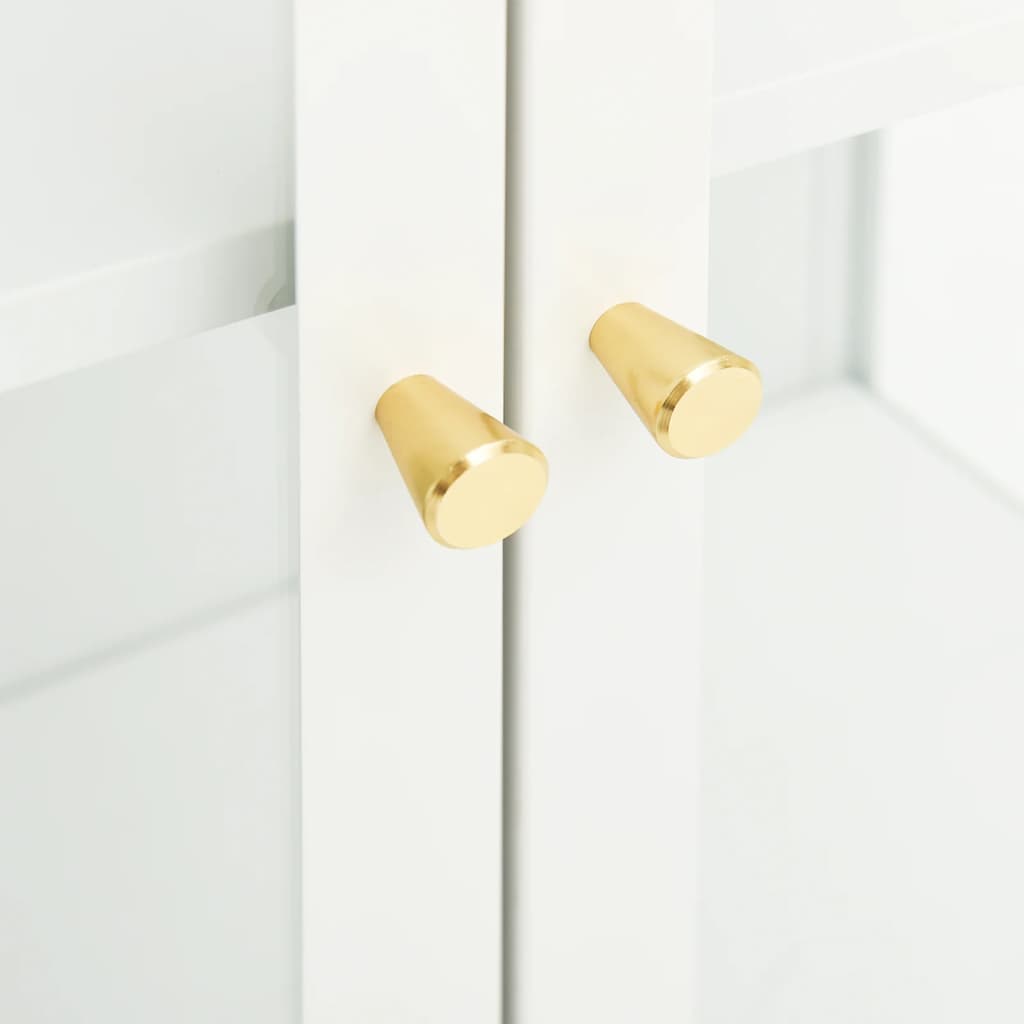 Sideboard 75X35X105 Cm Steel And Glass