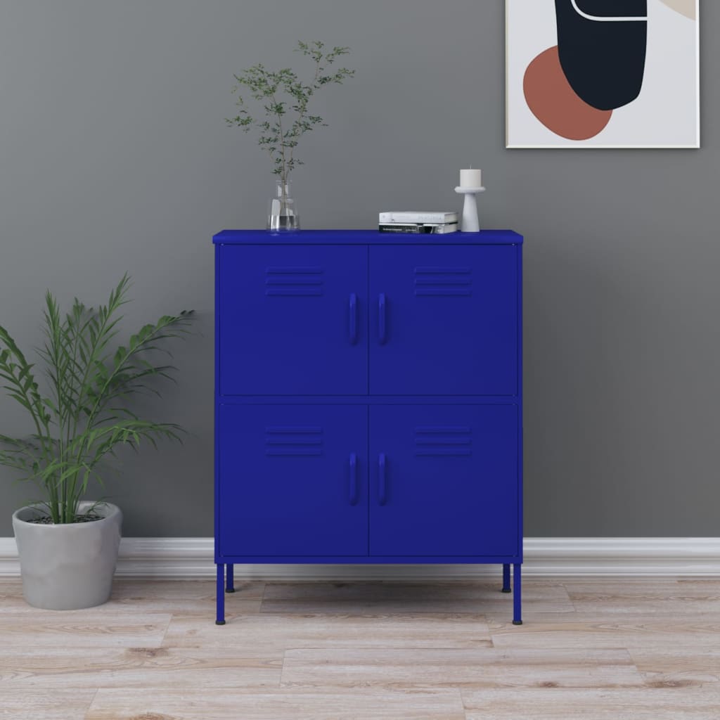 Storage Cabinet 80X35X101.5 Cm Steel