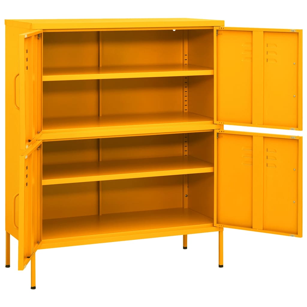 Storage Cabinet 80X35X101.5 Cm Steel
