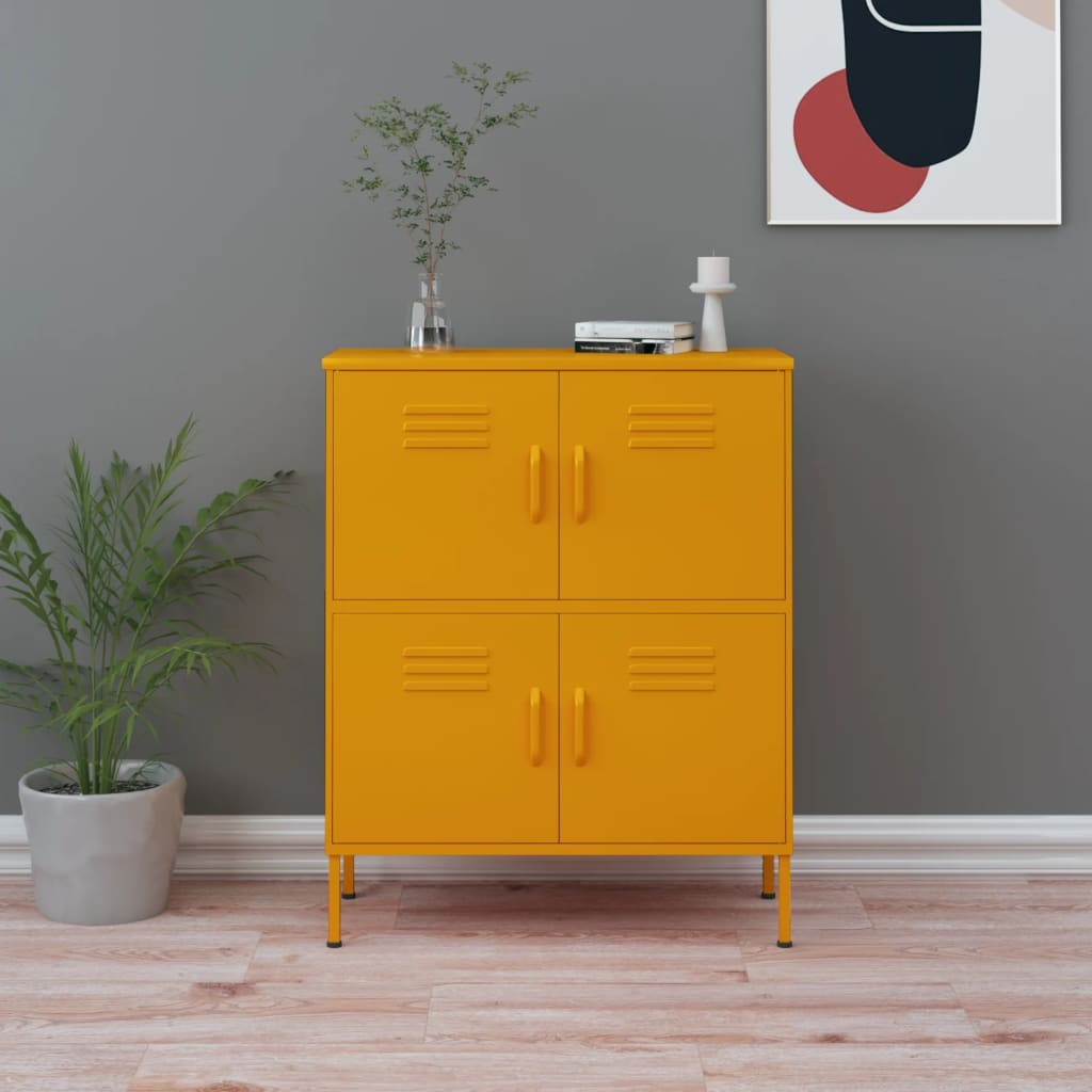 Storage Cabinet 80X35X101.5 Cm Steel