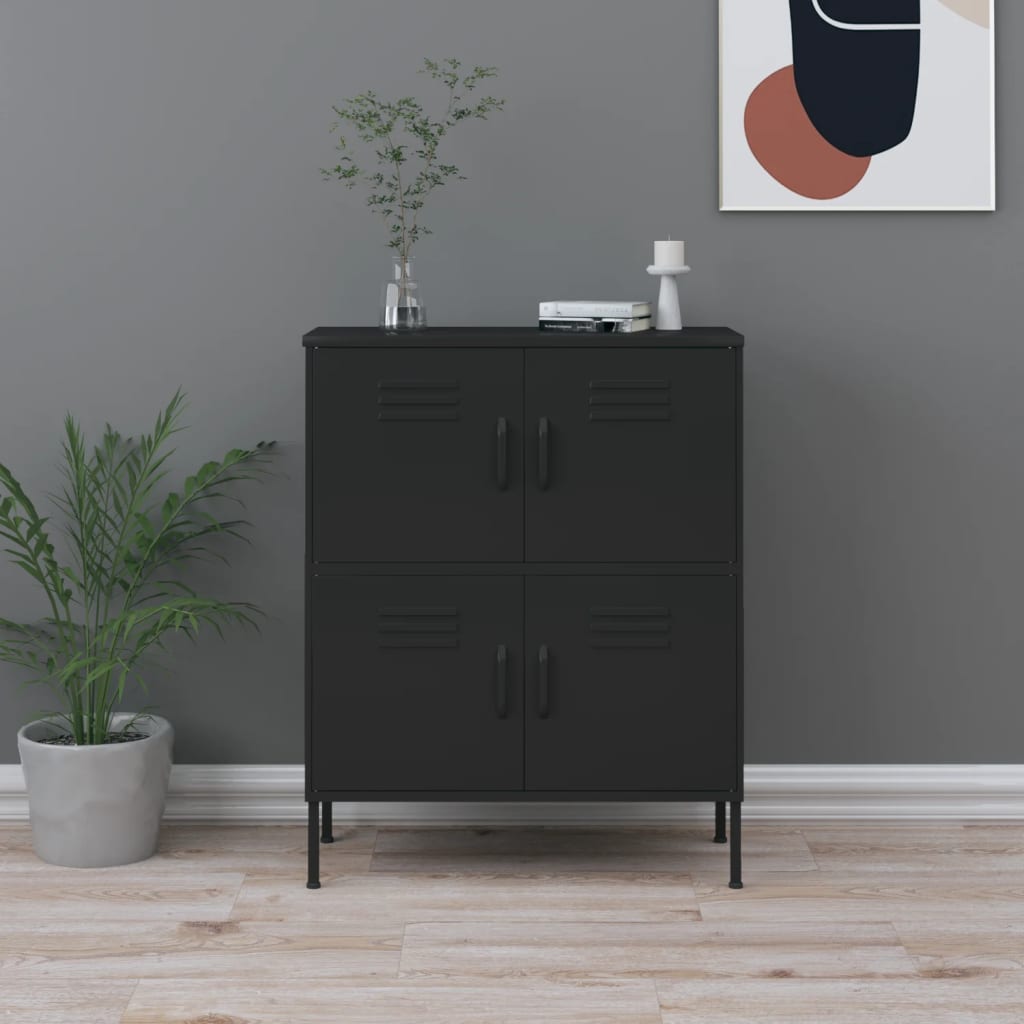 Storage Cabinet 80X35X101.5 Cm Steel
