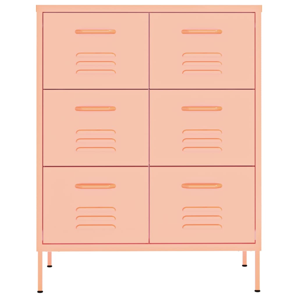 Drawer Cabinet 80X35X101.5 Cm Steel