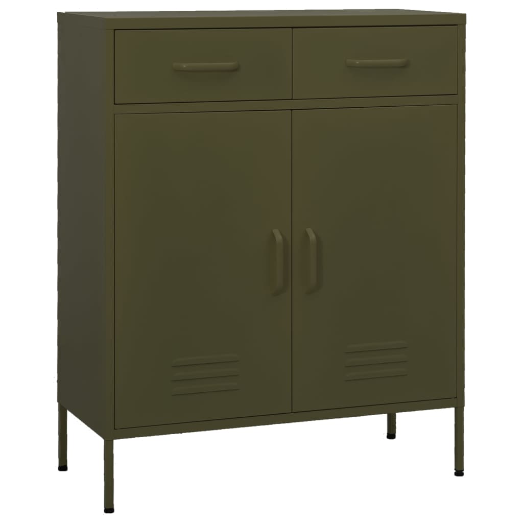 Storage Cabinet 80X35X101.5 Cm Steel
