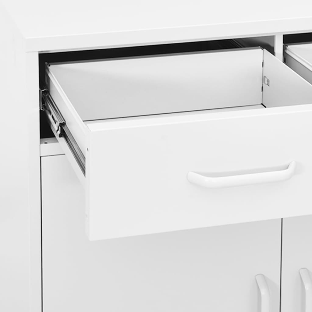 Storage Cabinet 80X35X101.5 Cm Steel