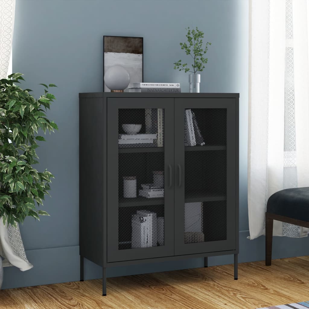 Storage Cabinet 80X35X101.5 Cm Steel