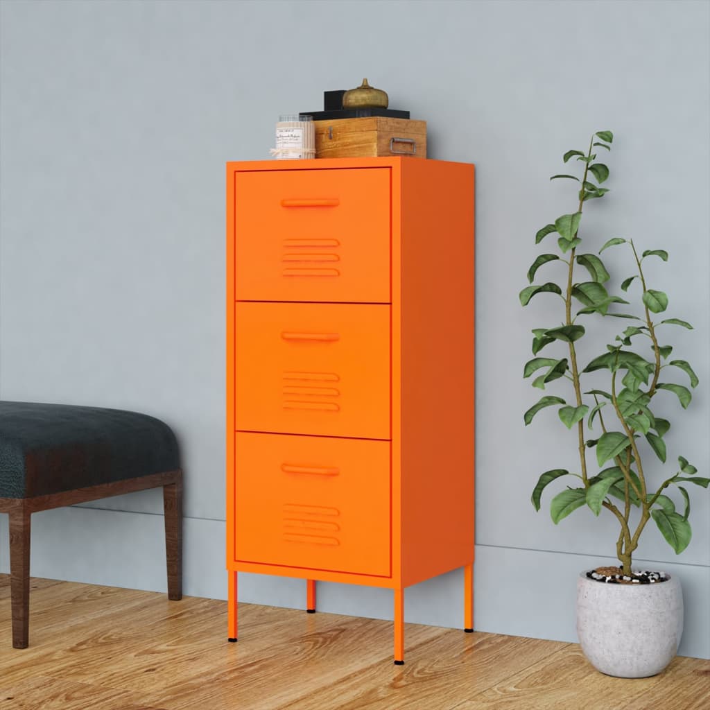 Storage Cabinet 42.5X35X101.5 Cm Steel
