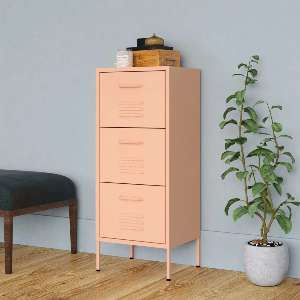 Storage Cabinet 42.5X35X101.5 Cm Steel