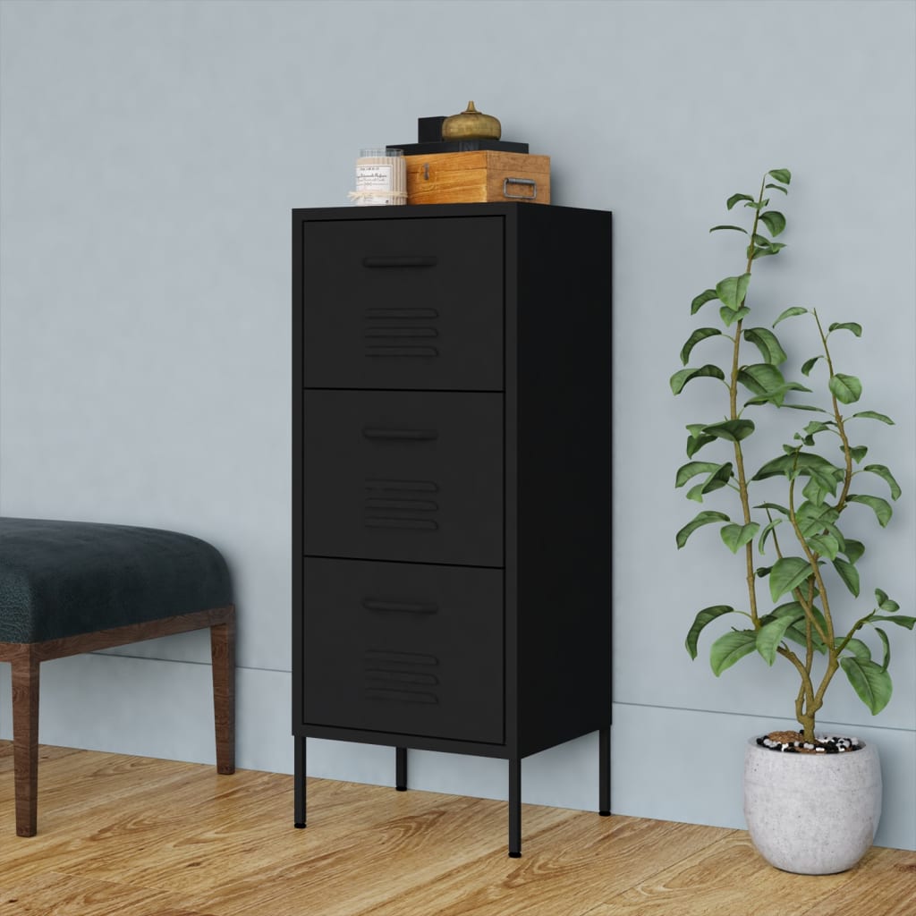 Storage Cabinet 42.5X35X101.5 Cm Steel