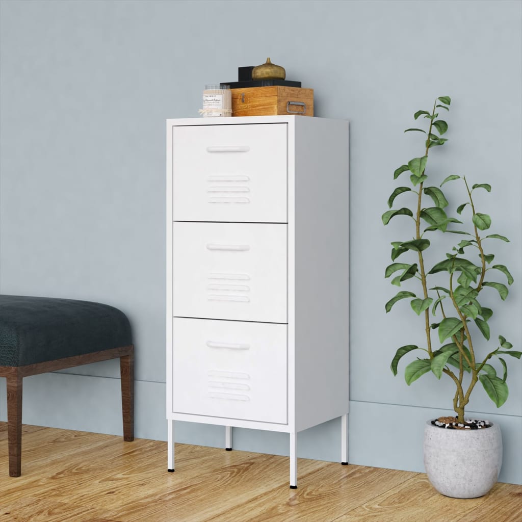 Storage Cabinet 42.5X35X101.5 Cm Steel