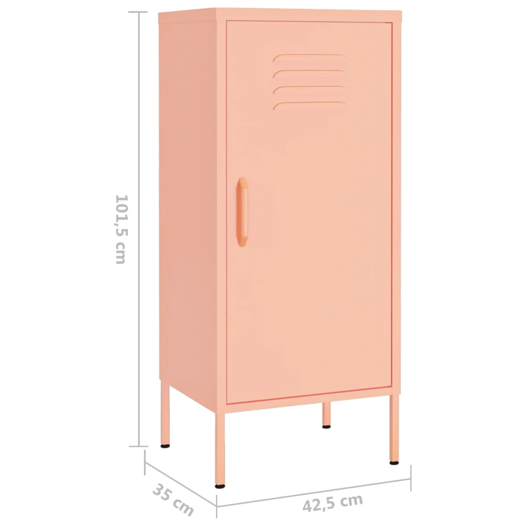 Storage Cabinet 42.5X35X101.5 Cm Steel