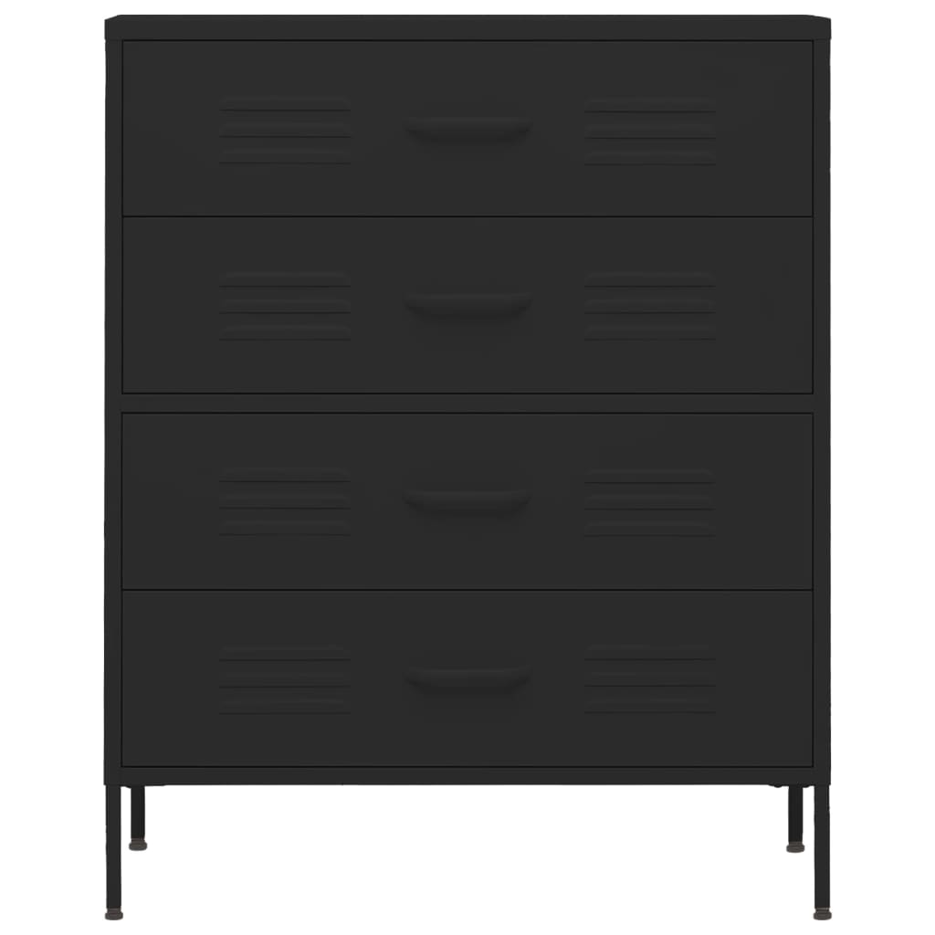 Chest Of Drawers 80X35X101.5 Cm Steel
