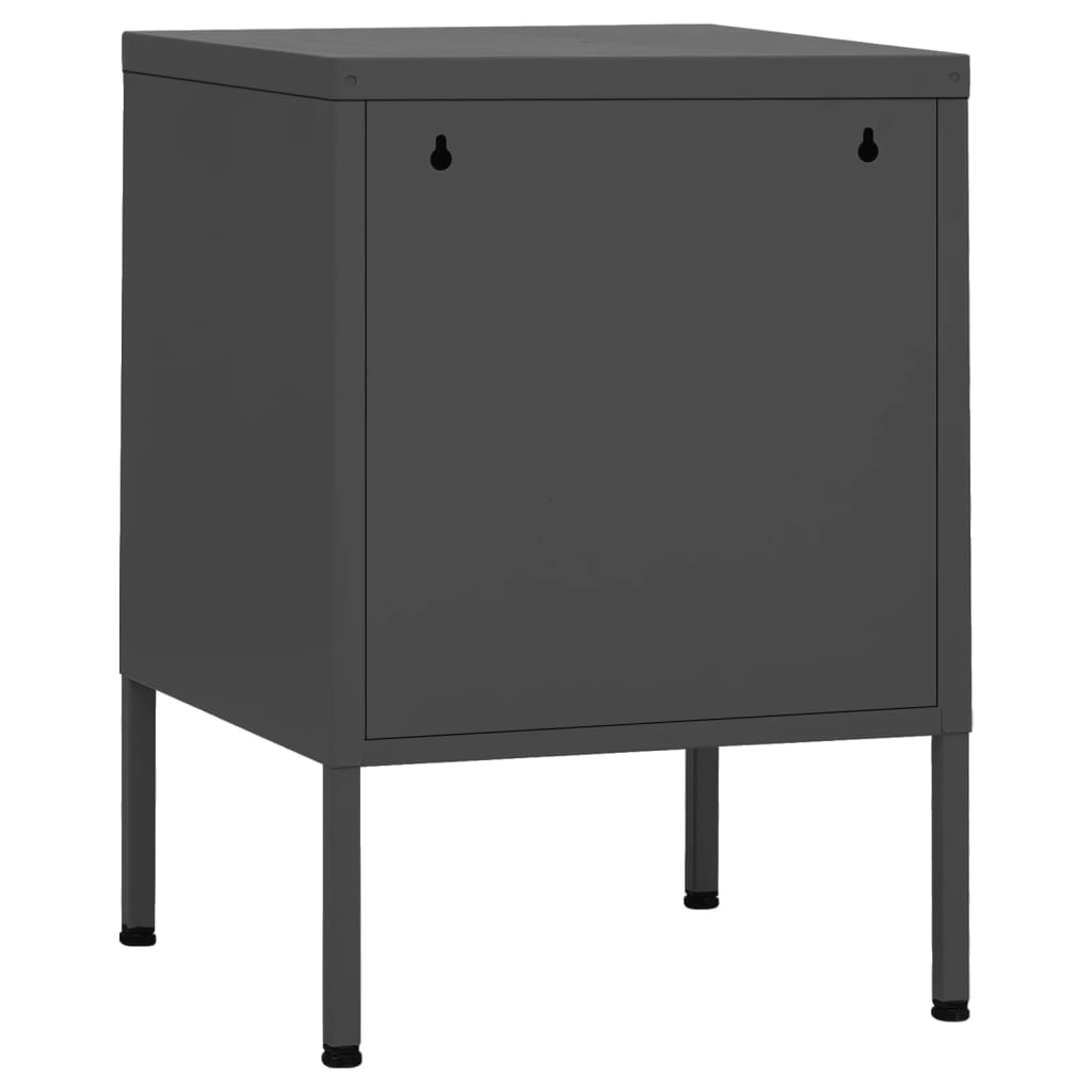 Nightstand 35X35X51 Cm Steel
