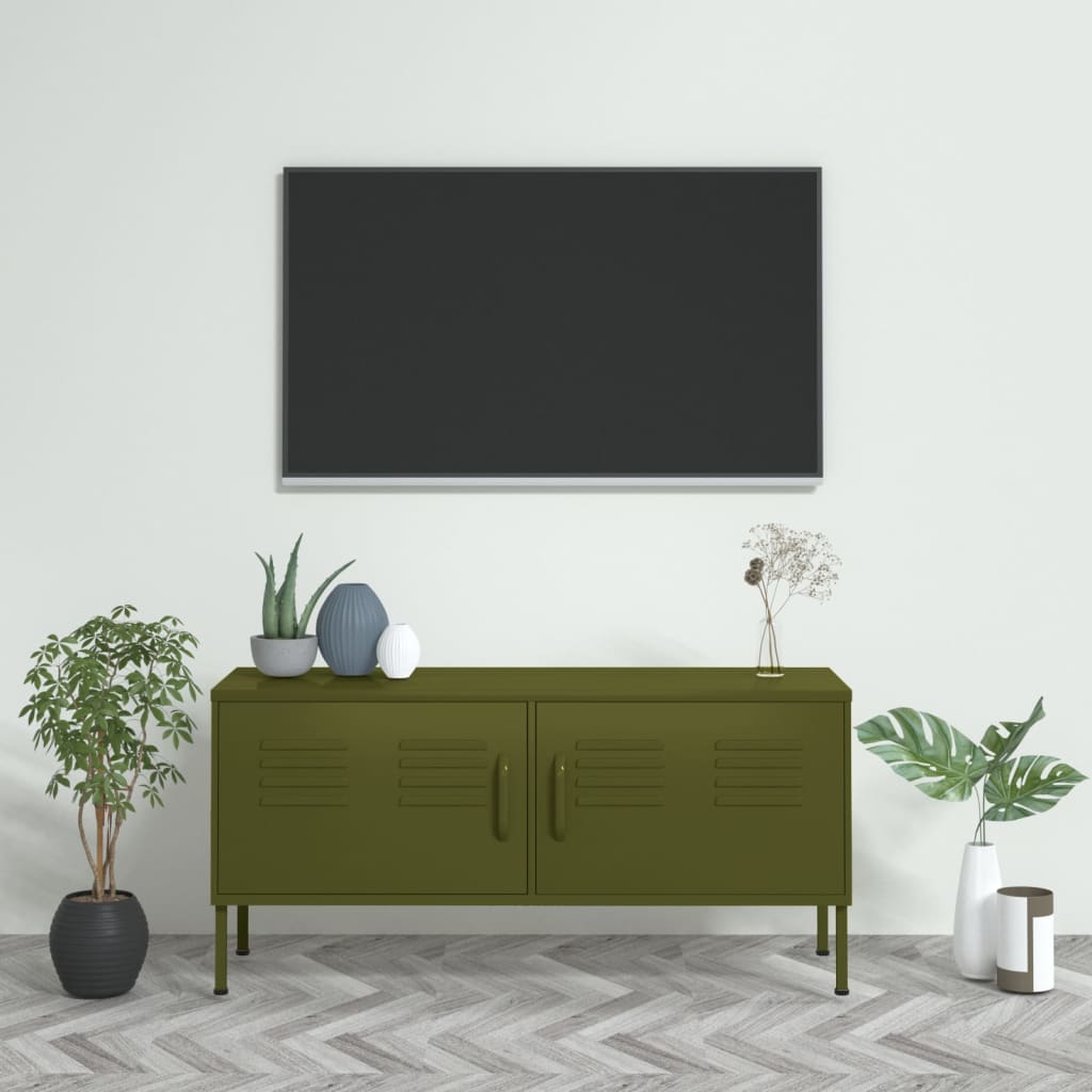 Tv Cabinet 105X35X50 Cm Steel