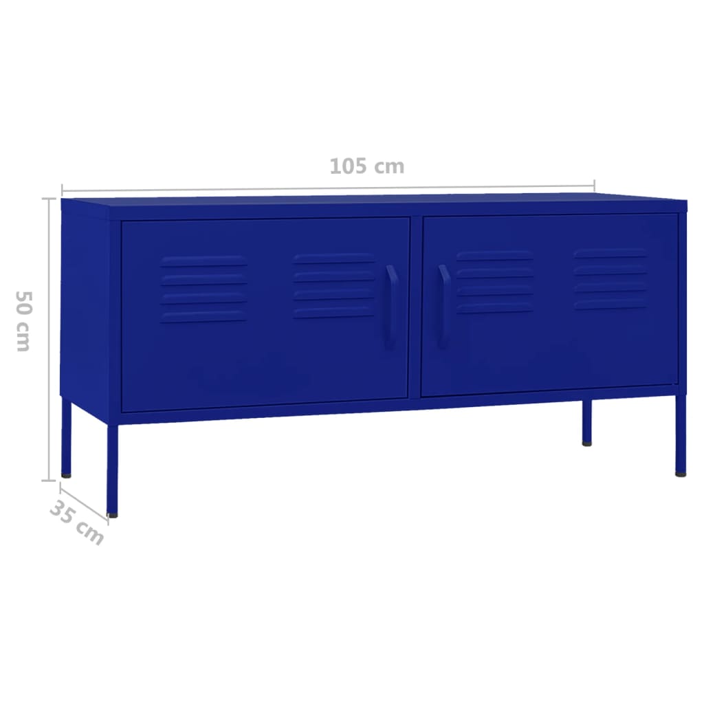 Tv Cabinet 105X35X50 Cm Steel
