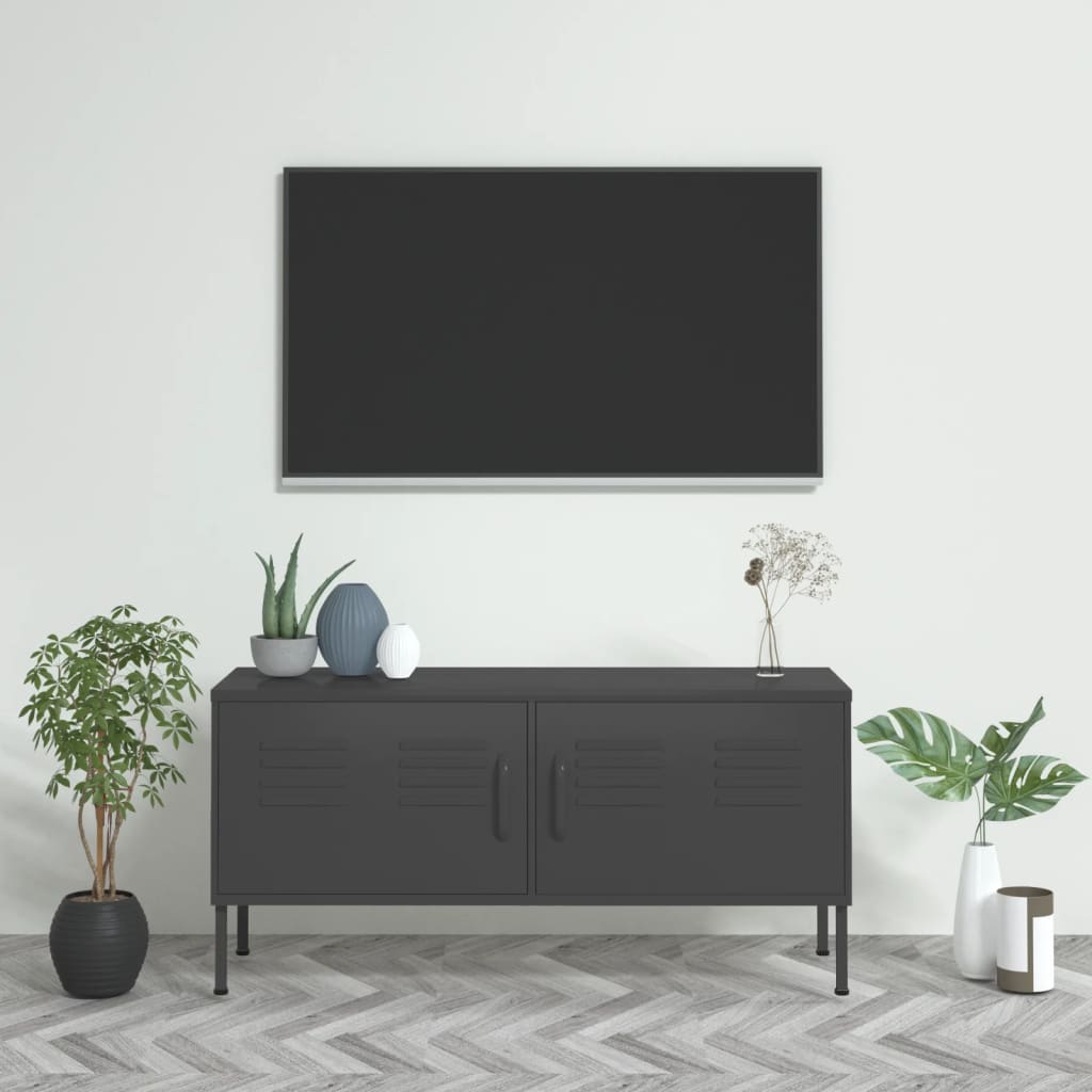 Tv Cabinet 105X35X50 Cm Steel