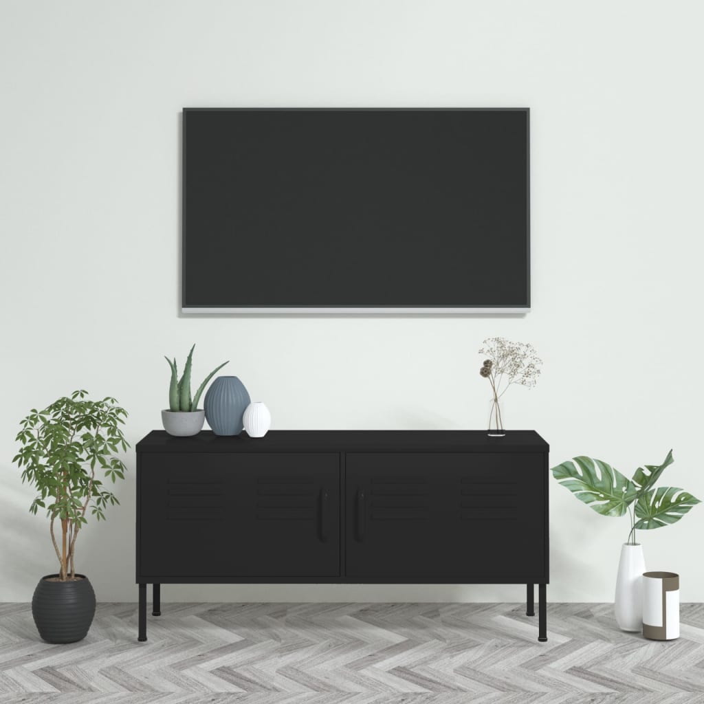 Tv Cabinet 105X35X50 Cm Steel