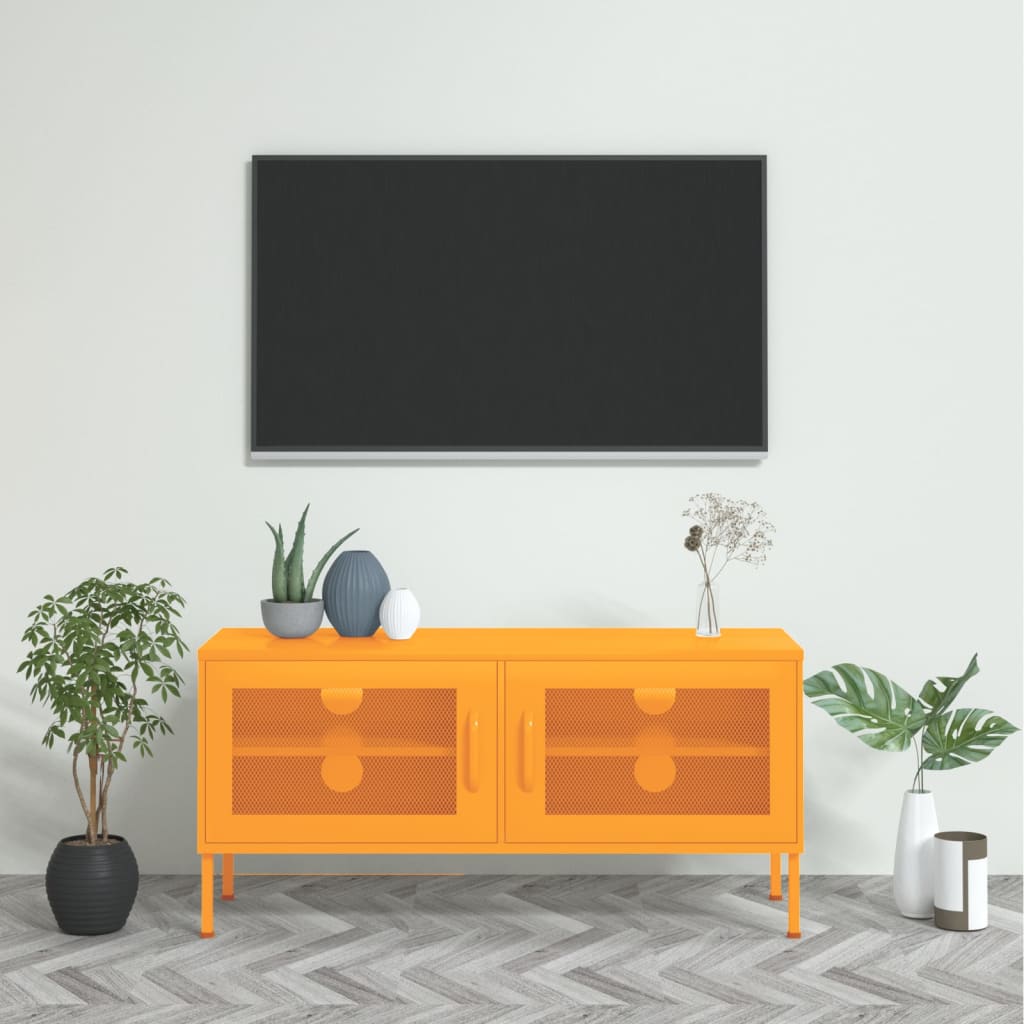Tv Cabinet 105X35X50 Cm Steel