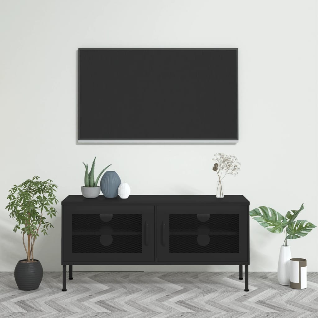 Tv Cabinet 105X35X50 Cm Steel