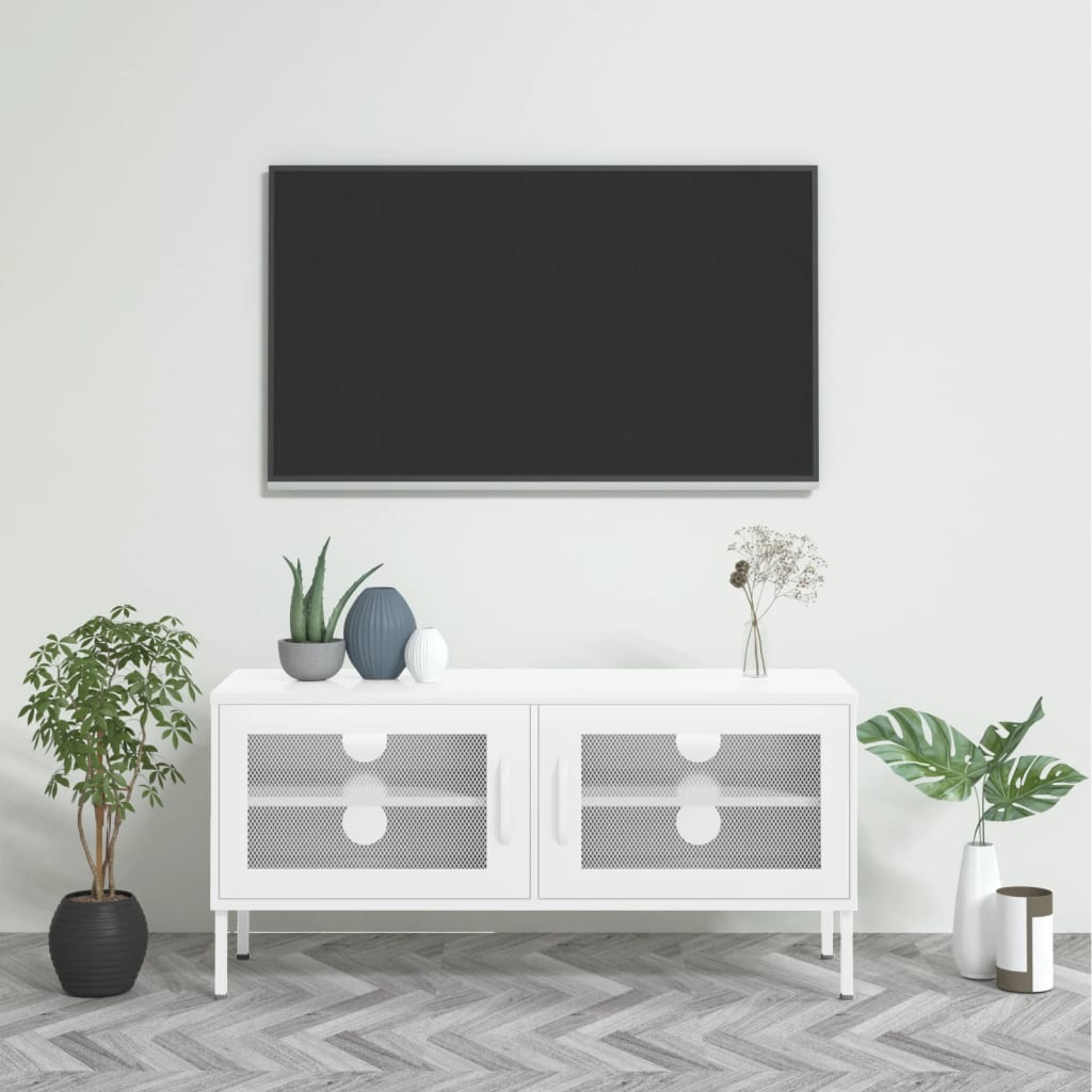 Tv Cabinet 105X35X50 Cm Steel