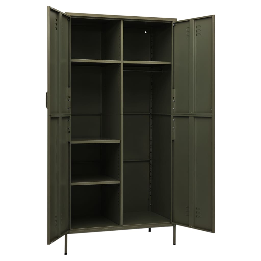 Wardrobe 90X50X180 Cm Steel