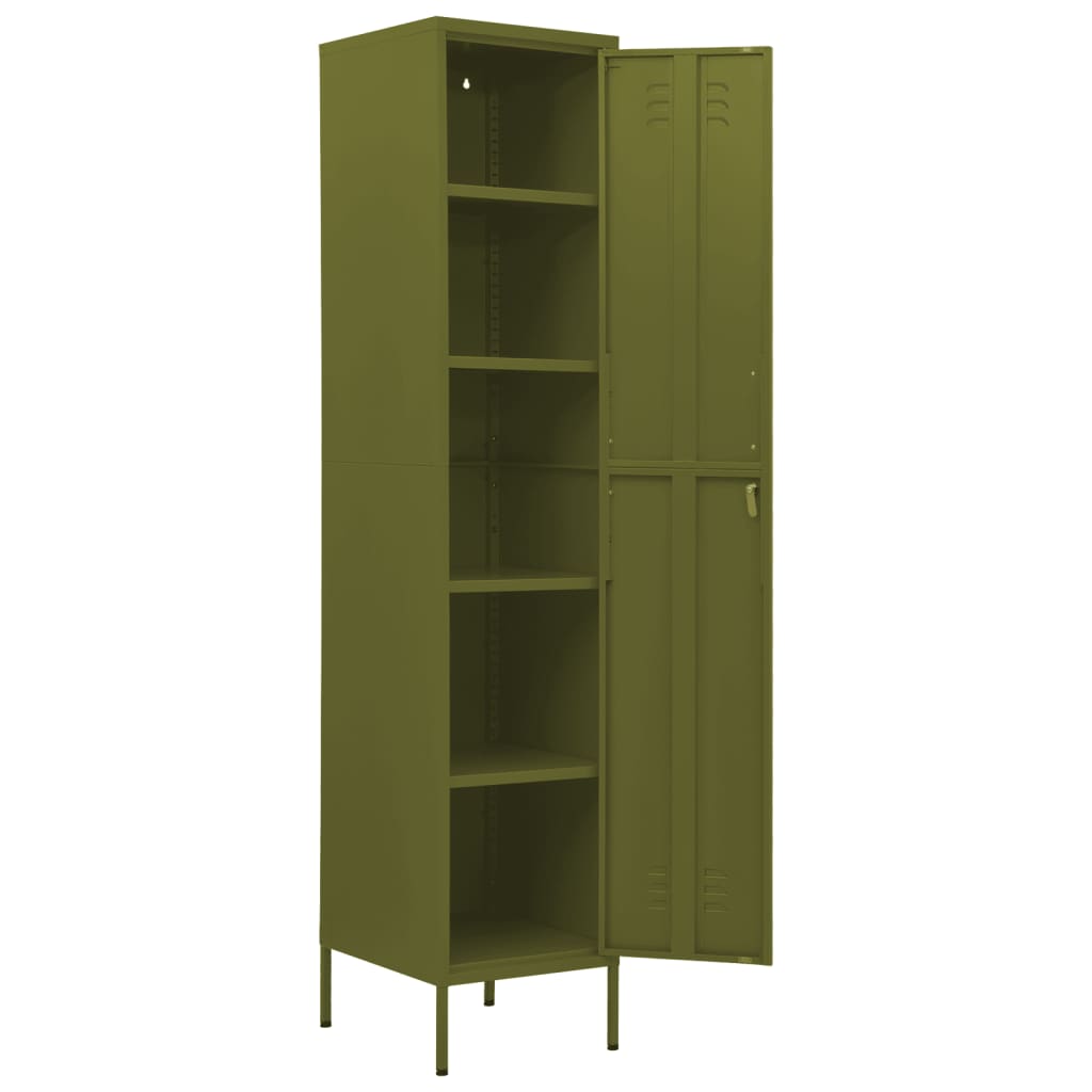 Locker Cabinet 35X46X180 Cm Steel