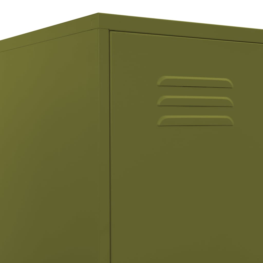 Locker Cabinet 35X46X180 Cm Steel