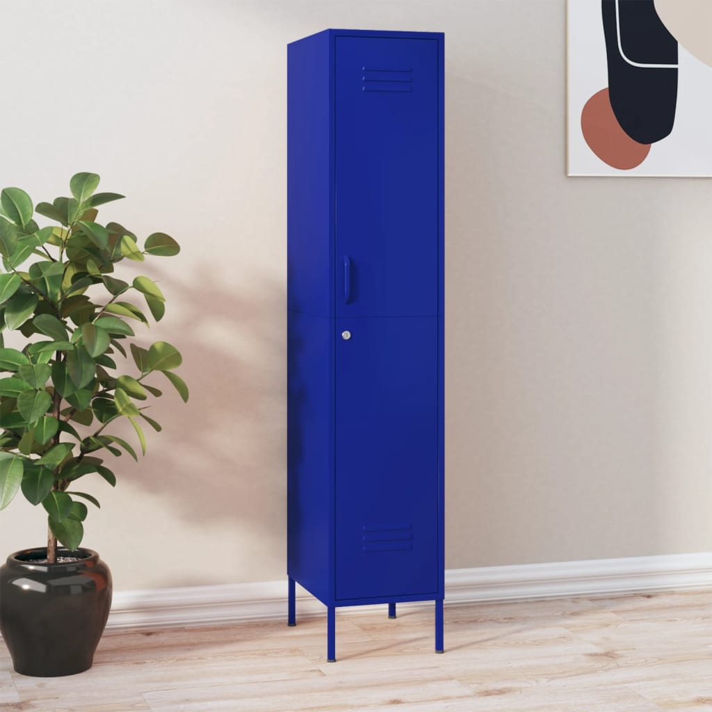 Locker Cabinet 35X46X180 Cm Steel